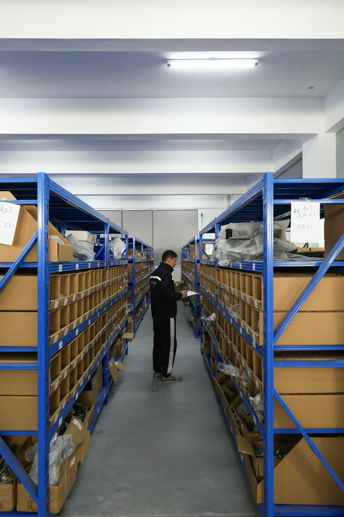 Impetus ready-to-ship forklift inventory warehouse — fast global delivery