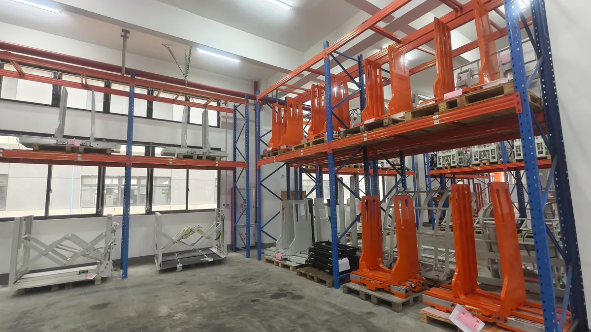 Impetus ready-to-ship forklift inventory warehouse — fast global delivery