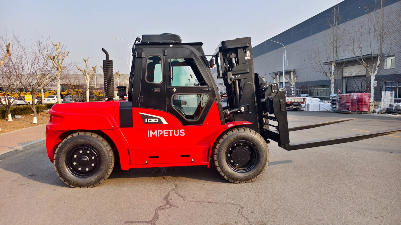 10 Ton Diesel Forklift — Impetus FD100 detail view 5