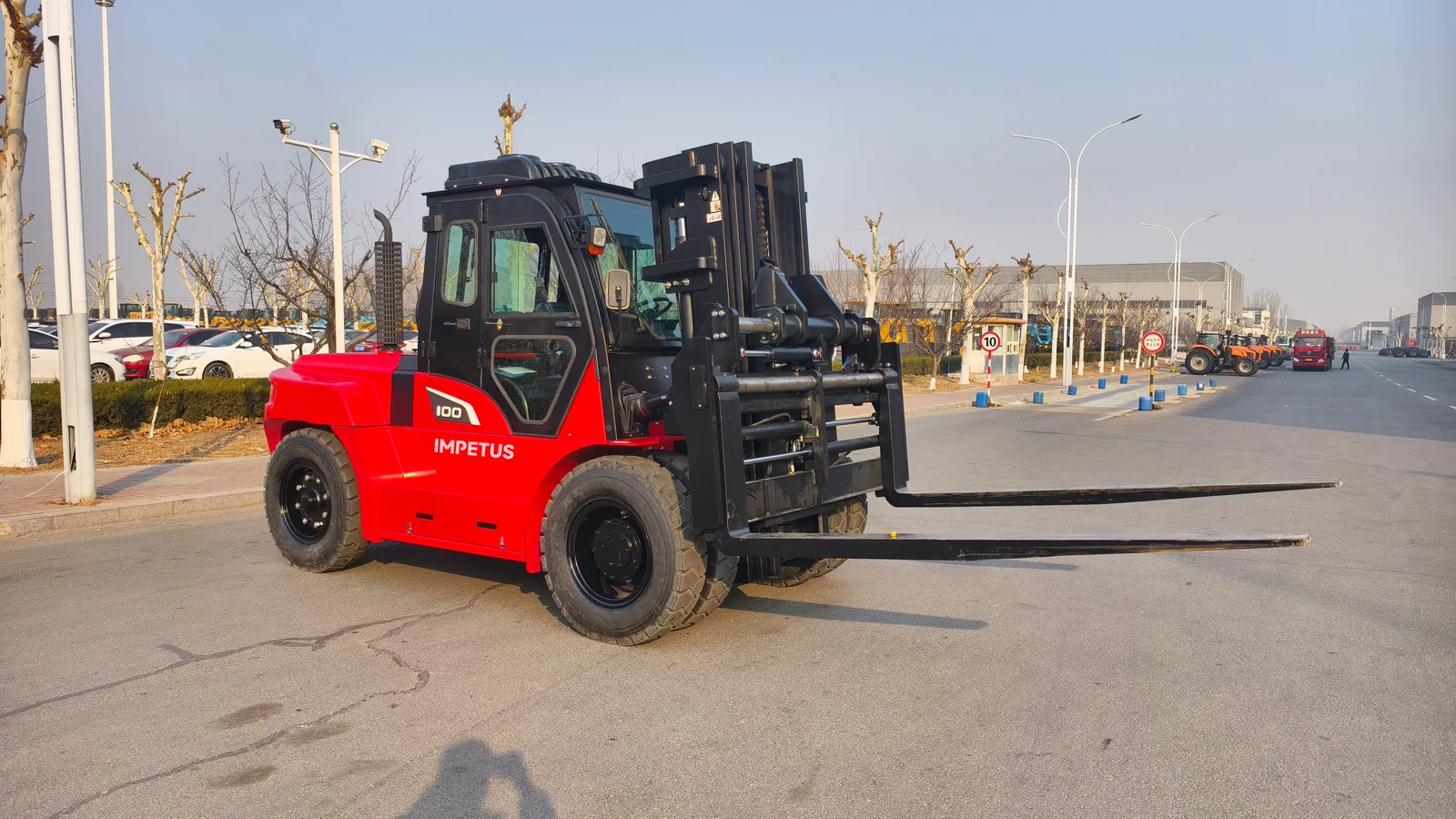 10 Ton Diesel Forklift — Impetus FD100 detail view 6