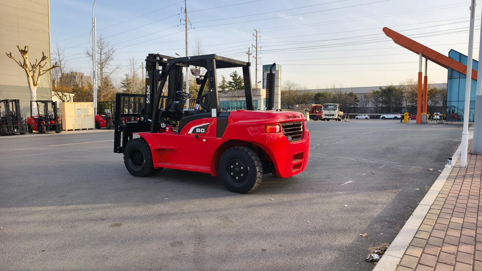 8 Ton Diesel Forklift — Impetus FD80 detail view 3