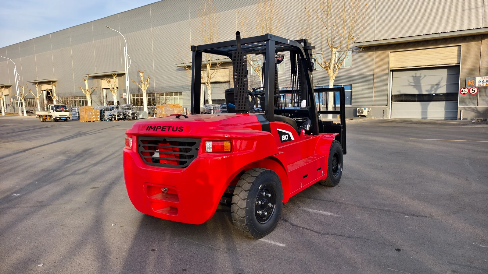 8 Ton Diesel Forklift — Impetus FD80 detail view 5