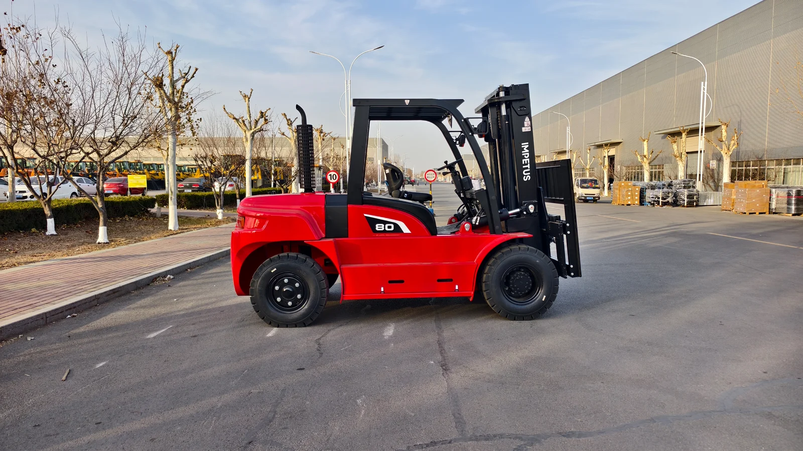 8 Ton Diesel Forklift — Impetus FD80 detail view 6
