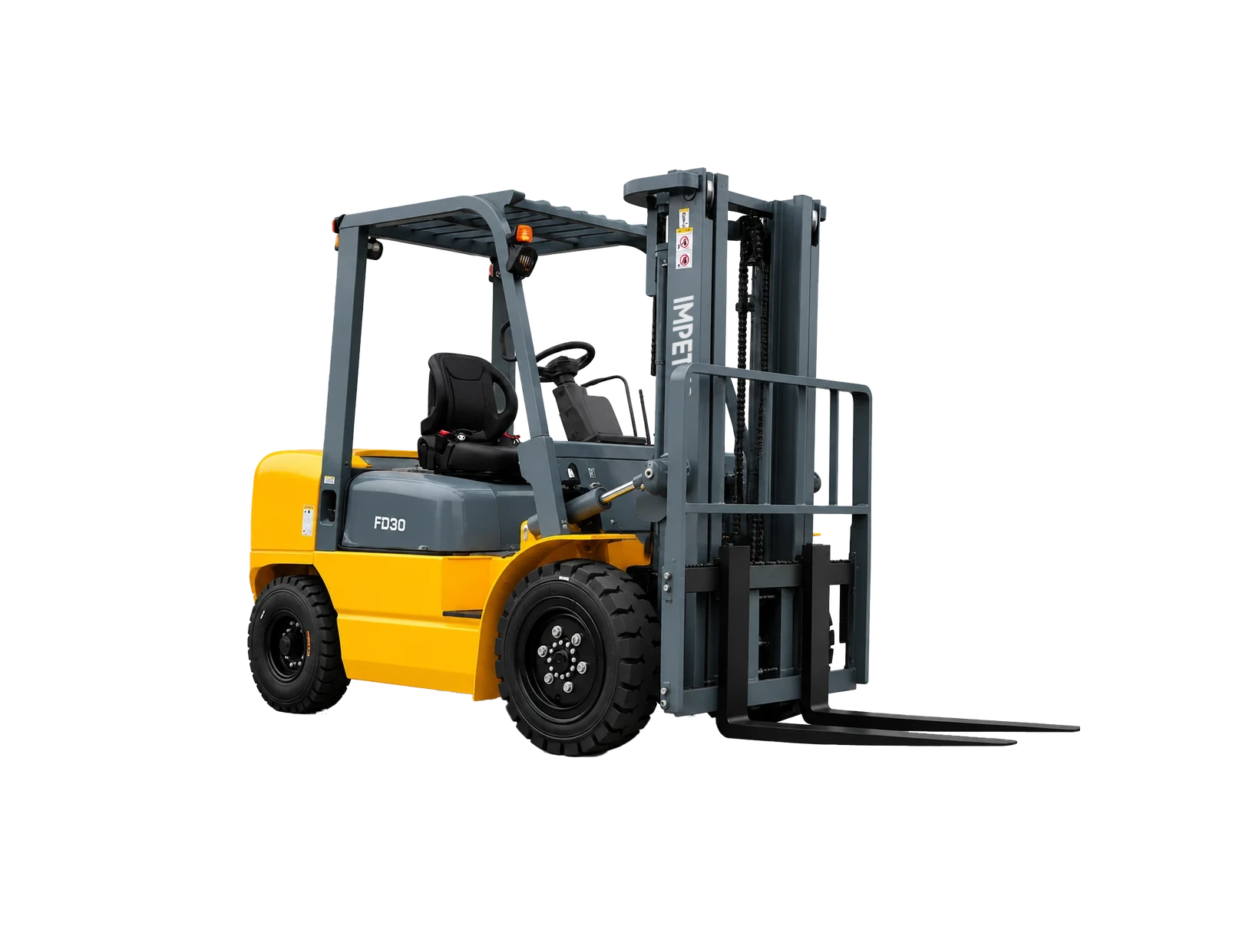 3.5 Ton Diesel Forklift - building-materials application