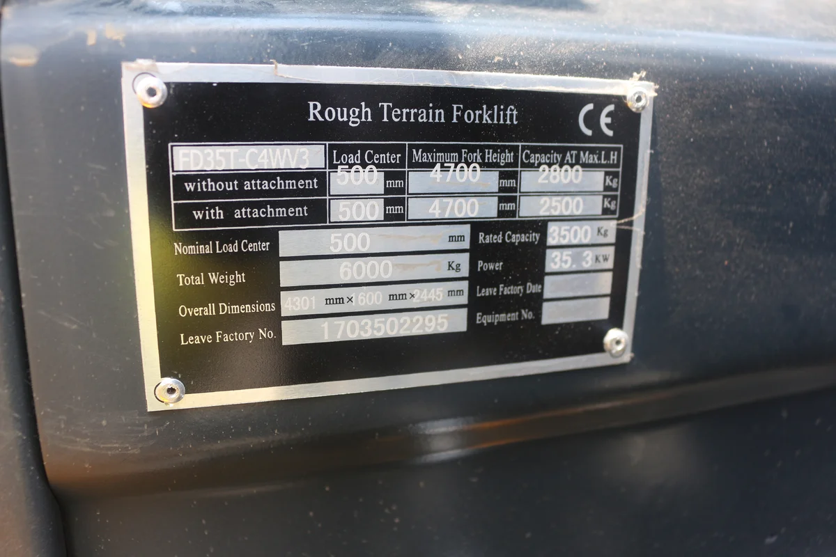 2.5 Ton Off-Road Forklift (2WD/4WD) — Impetus RT25 detail view 5