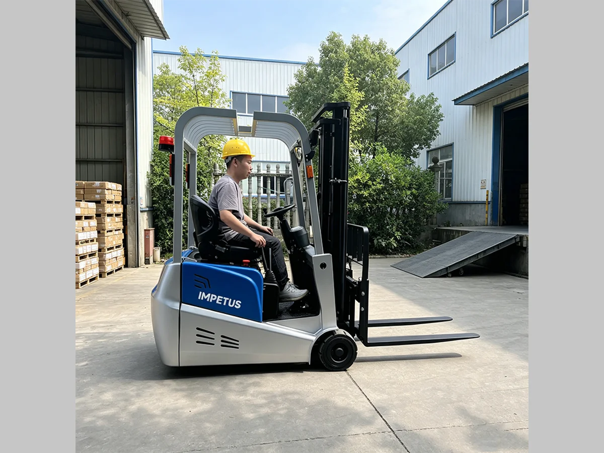1 Ton 3-Wheel Electric Forklift — Impetus FB10A 1000 kg Electric forklift